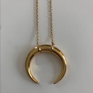 Gorjana Cayne Crescent Pendant Necklace